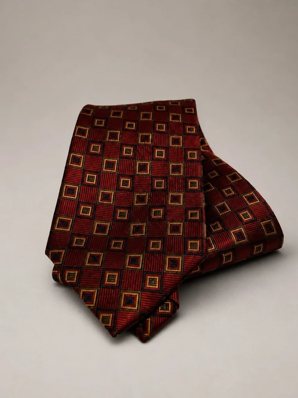 Tango Geometric Pattern Silk Tie